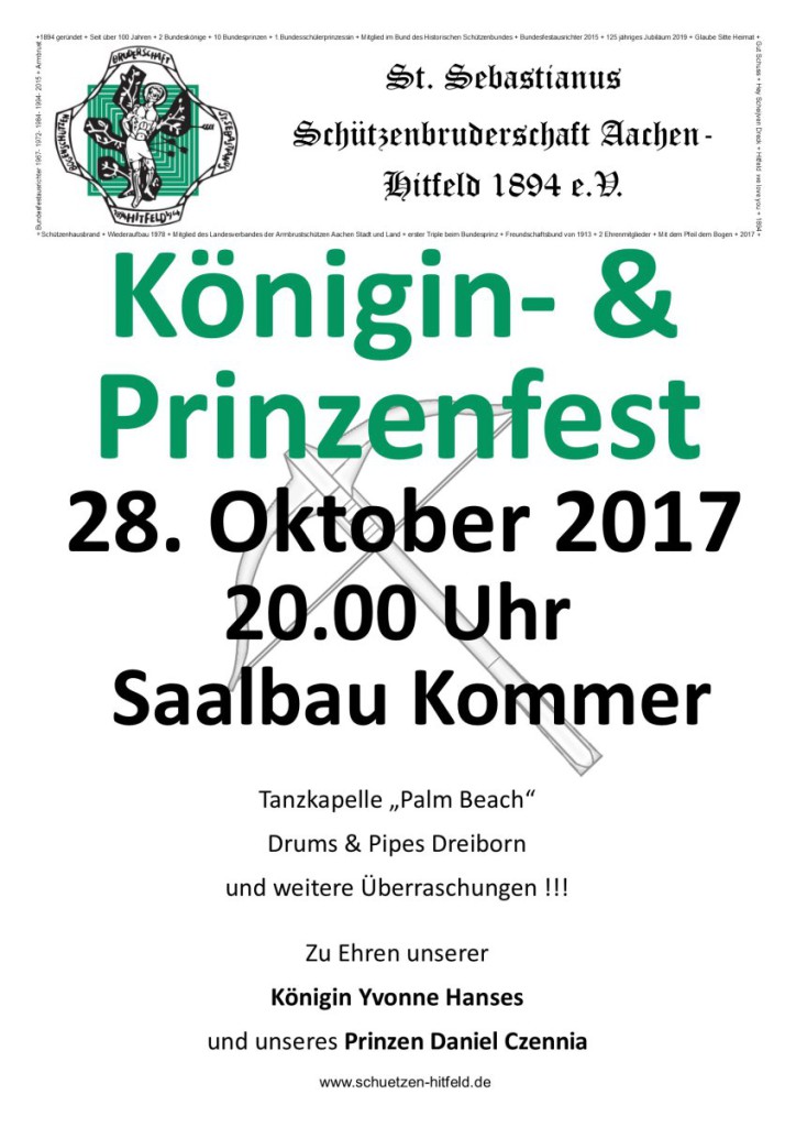 Königsballplakate 2017