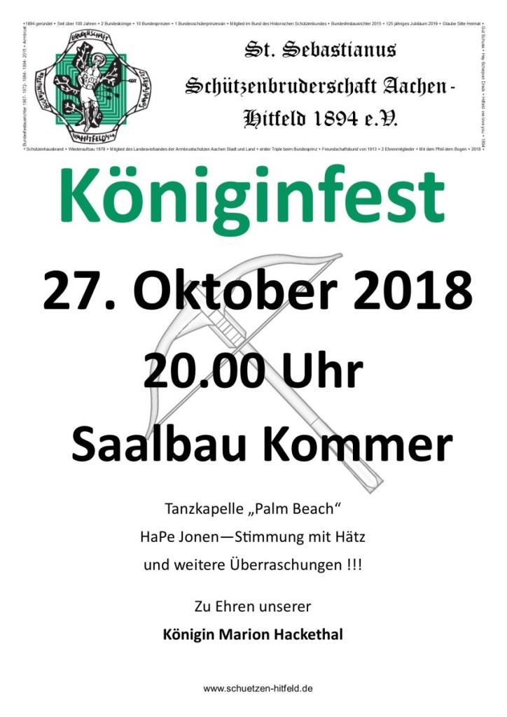 Königinfest_Plakat_2018